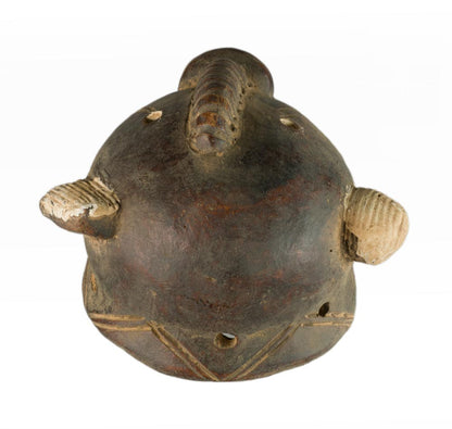 Masquette africaine votive en terre cuite – masque passeport miniature