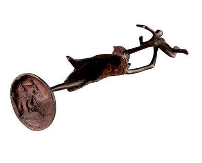 Statuette africaine de maternité en bronze – Burkina Faso