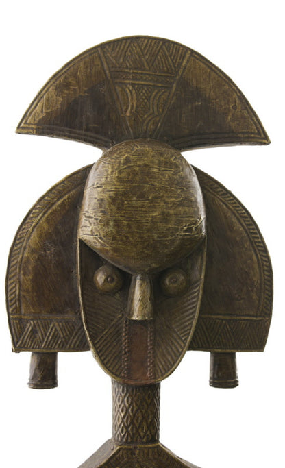 Statue reliquaire Kota Bwiti Mahongwe – Art africain du Gabon 52 cm