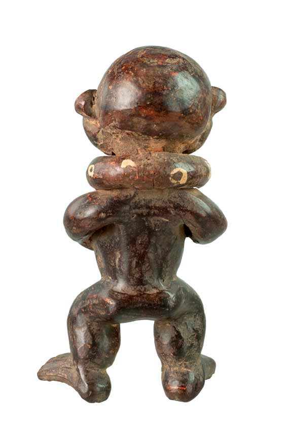 Statuette Tikar en terre cuite – Symbole de fécondité du Cameroun