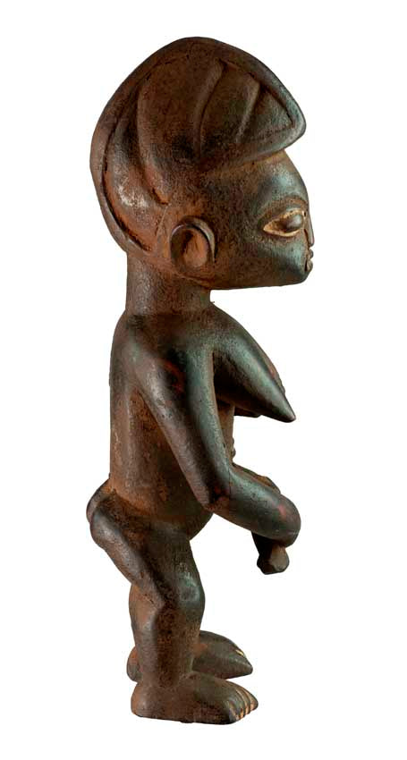 Statuette Kongo maternité – Sculpture africaine de République Démocratique du Congo