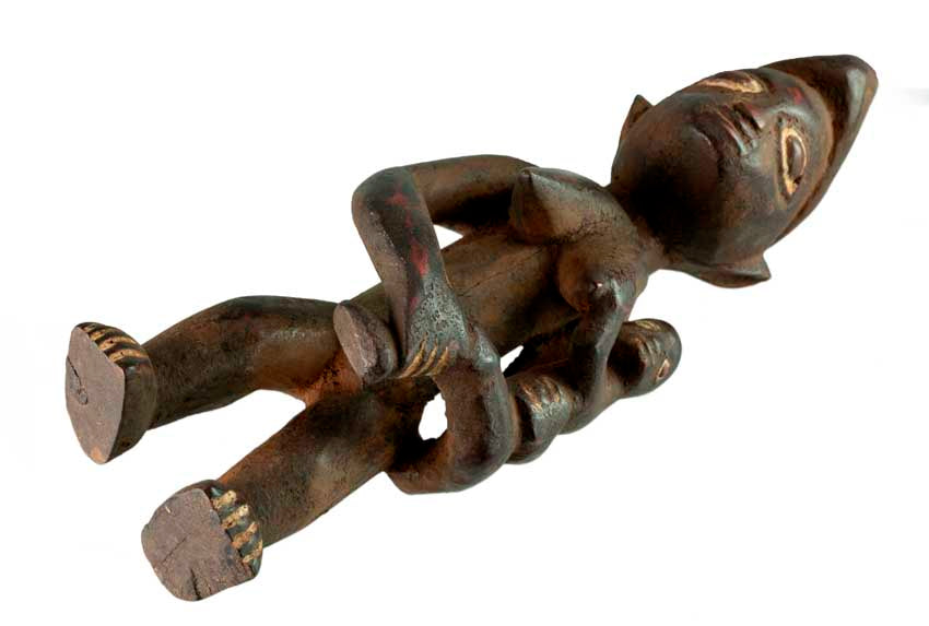 Statuette Kongo maternité – Sculpture africaine de République Démocratique du Congo