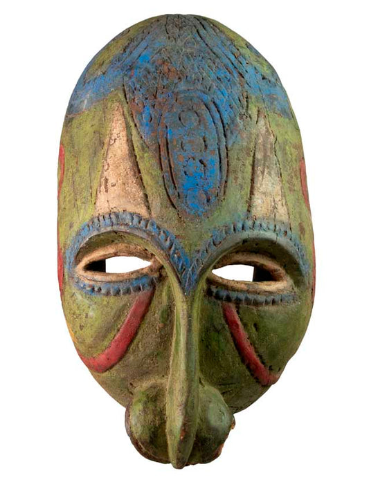 Masque Sepik en bois – Art tribal de Nouvelle-Guinée