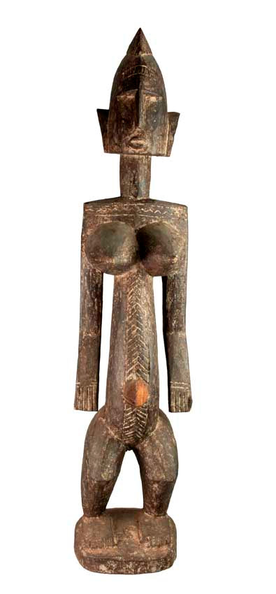Statue Bambara Nyeleni africaine – Sculpture traditionnelle en bois du Mali