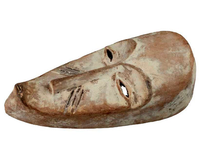 Masque passeport Fang – Masquette africaine en bois 15,5 cm