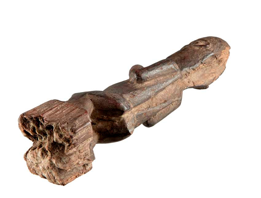 Statuette Baoulé africaine – Sculpture traditionnelle en bois 22,5 cm