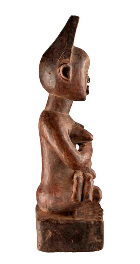 Statue maternité Pfemba (Phemba) Kongo – Sculpture africaine en bois