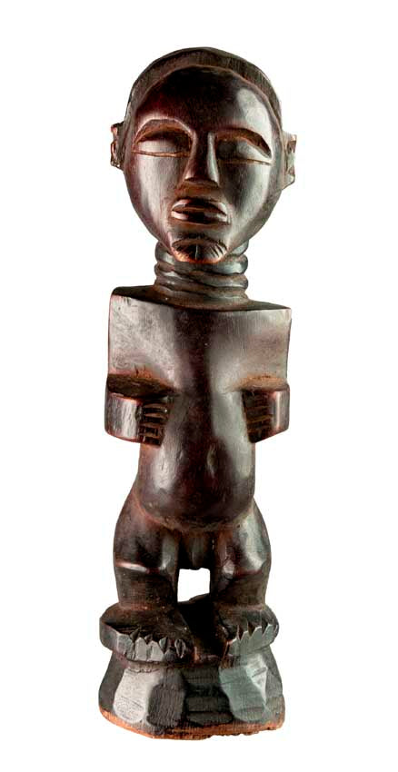 Statuette Baoulé africaine en bois – 23 cm