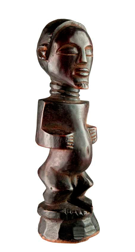 Statuette Baoulé africaine en bois – 23 cm