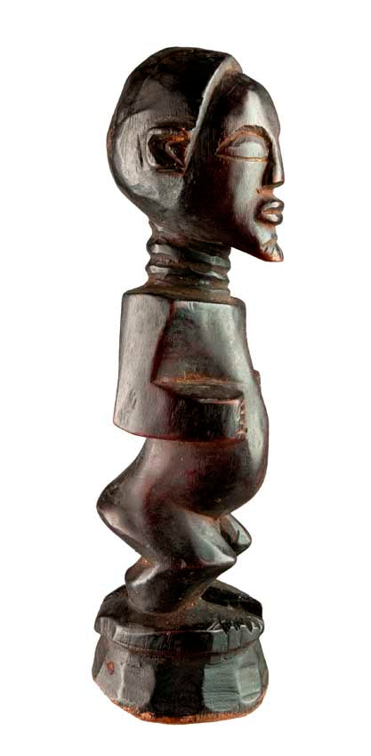 Statuette Baoulé africaine en bois – 23 cm