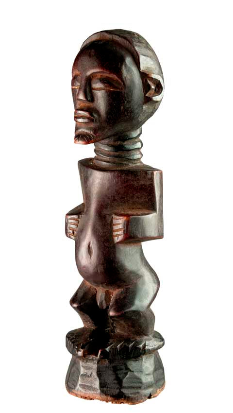 Statuette Baoulé africaine en bois – 23 cm