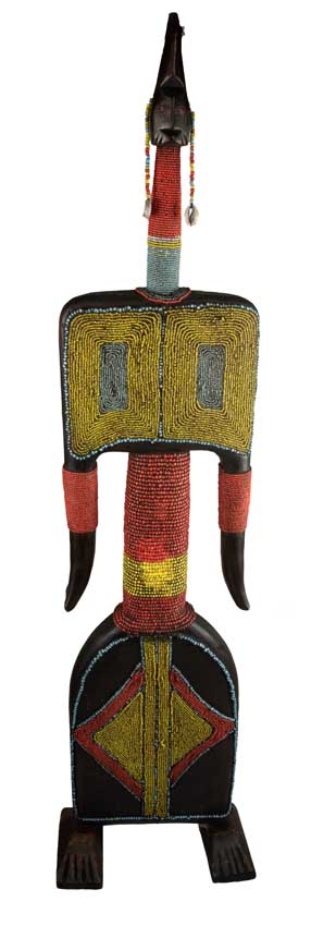 Grande statue Namji – 104,5 cm, art africain du Cameroun