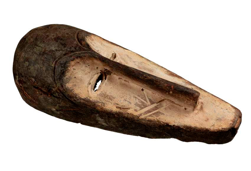 Masque passeport Fang – Masquette africaine en bois 18,2 cm