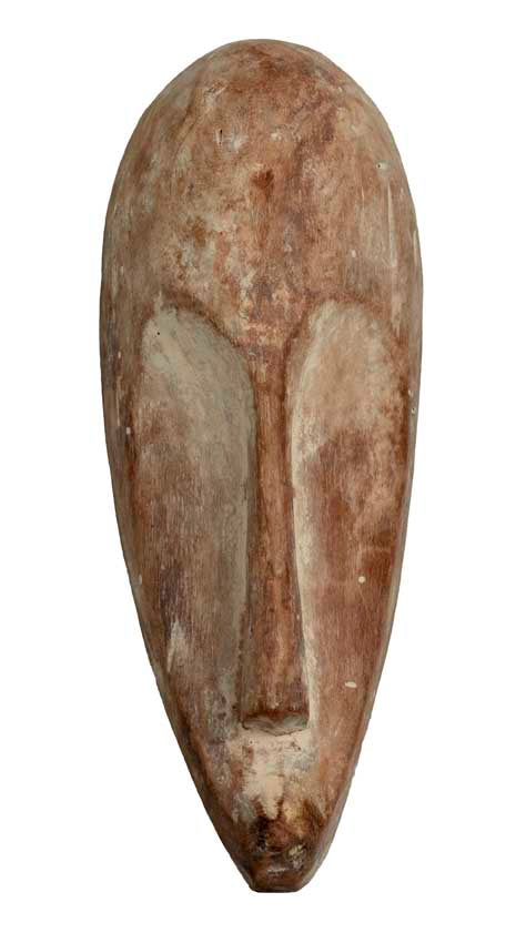 Masque passeport Fang aveugle – Masquette africaine en bois