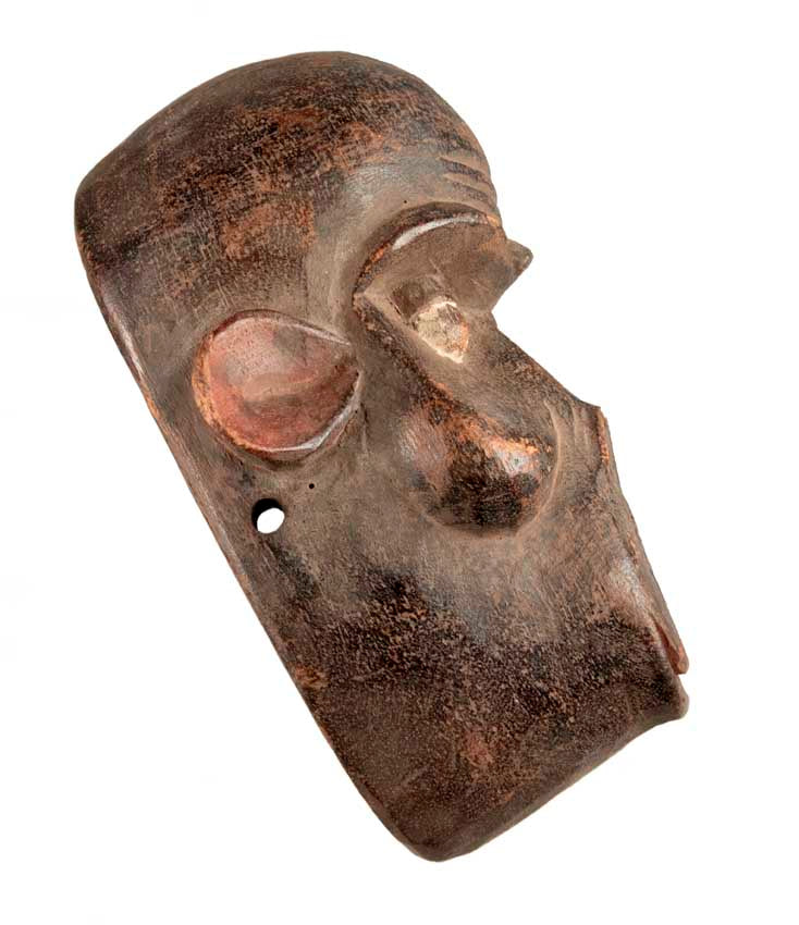 Masque africain Singe Bulu Boulou du Cameroun en bois