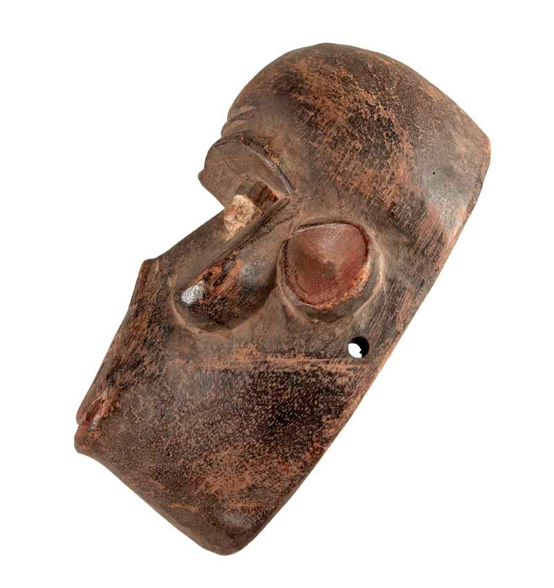 Masque africain Singe Bulu Boulou du Cameroun en bois