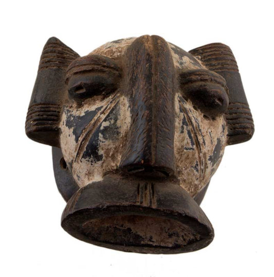 Masque passeport africain en terre cuite – masque de case tribal et ethnique