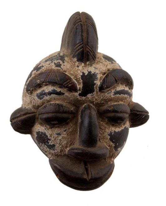 Masque passeport africain en terre cuite – pièce unique