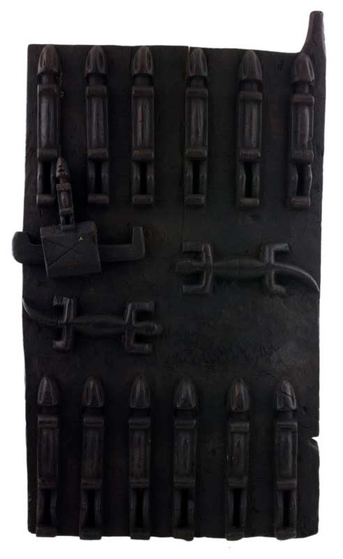 Porte Dogon de grenier à mil – Mali