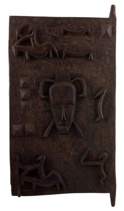 Porte de grenier Sénoufo à mil – Sculpture africaine
