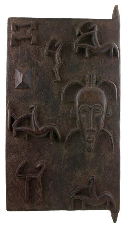 Porte de grenier Sénoufo à mil – Sculpture africaine