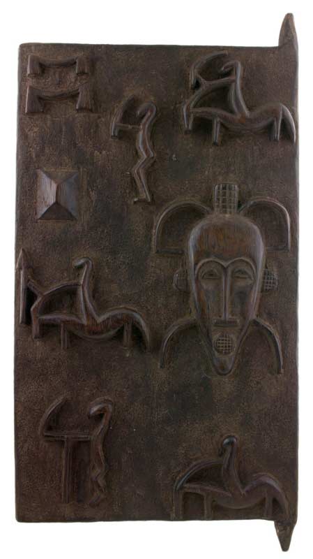 Porte de grenier Sénoufo à mil – Sculpture africaine