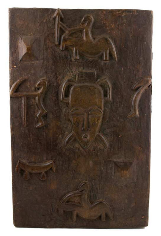 Porte de grenier Sénoufo à mil – Sculpture africaine