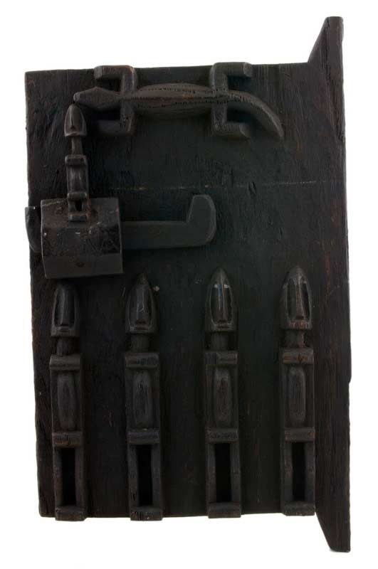 Porte Dogon de grenier à mil – Mali