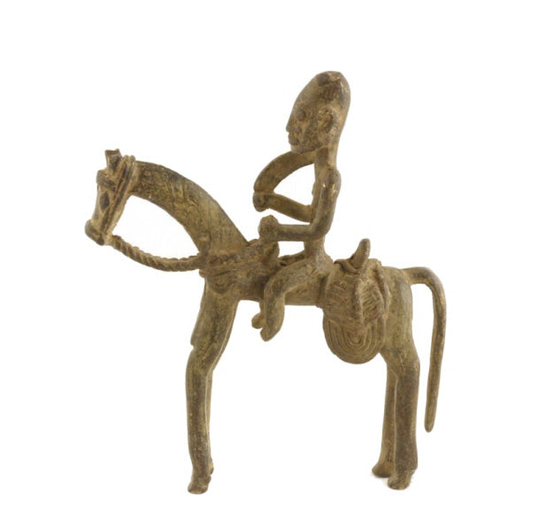 Cavalier Dogon en bronze – Mali
