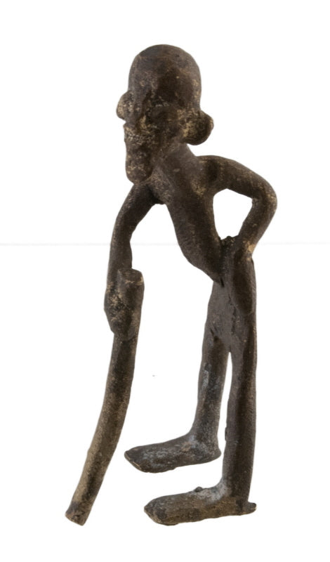 Statuette africaine ancienne en bronze – Burkina Faso