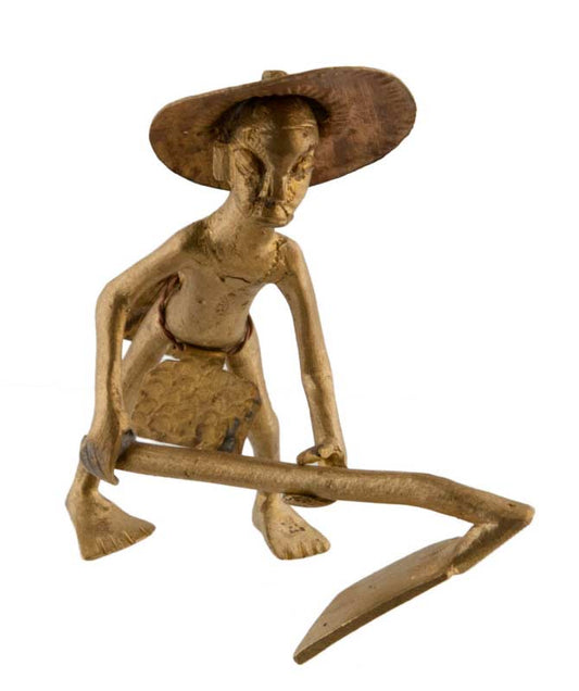 Statuette africaine ancienne en bronze – Burkina Faso