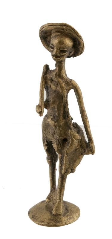 Statuette africaine ancienne en bronze – Burkina Faso