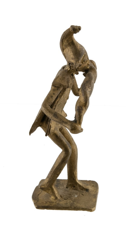 Statuette africaine ancienne en bronze – Burkina Faso
