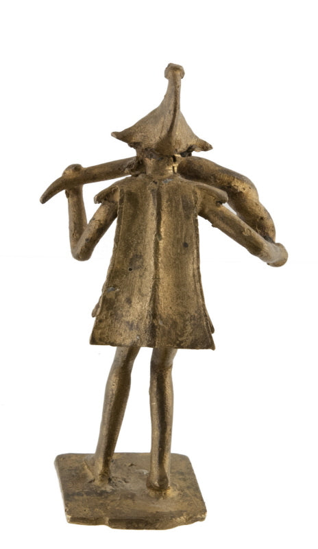 Statuette africaine ancienne en bronze – Burkina Faso