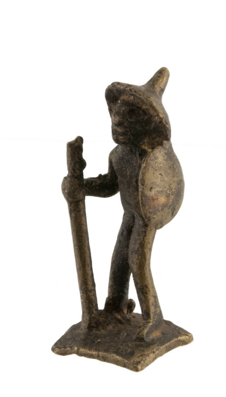 Statuette africaine ancienne en bronze – Bénin