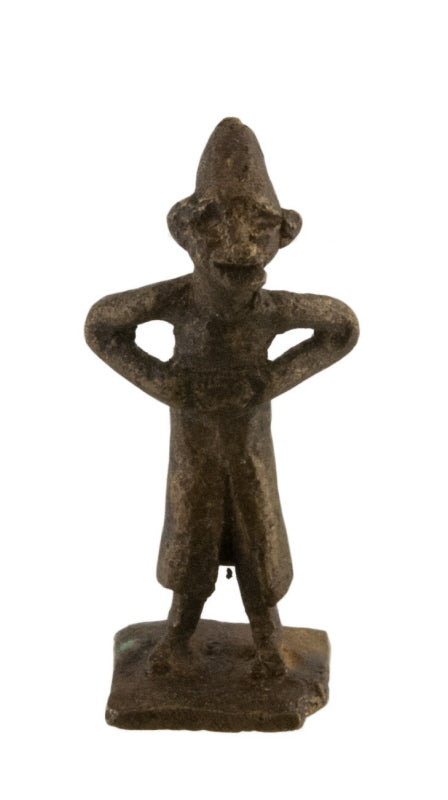 Statuette africaine ancienne en bronze – Ghana