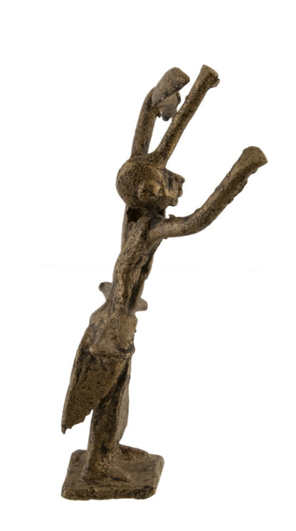 Statuette africaine ancienne en bronze – Ghana