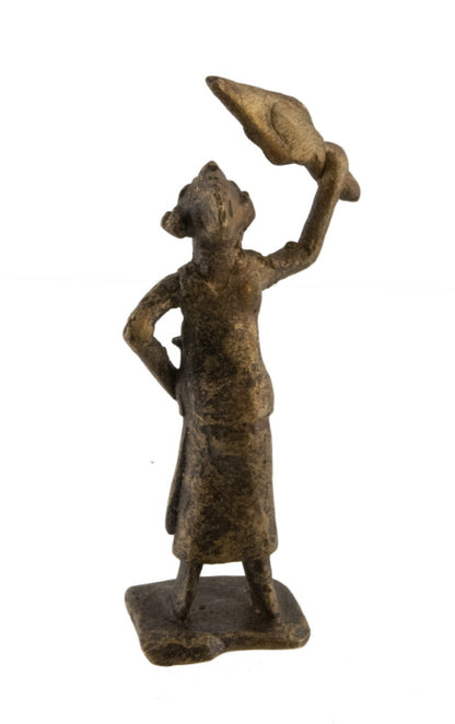 Statuette africaine ancienne en bronze – Ghana