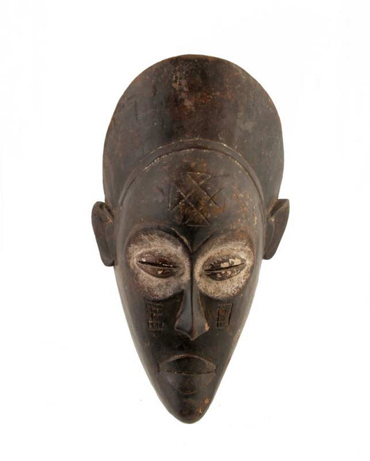 Masque africain Tshokwe / Tchokwe – Art traditionnel de République démocratique du Congo