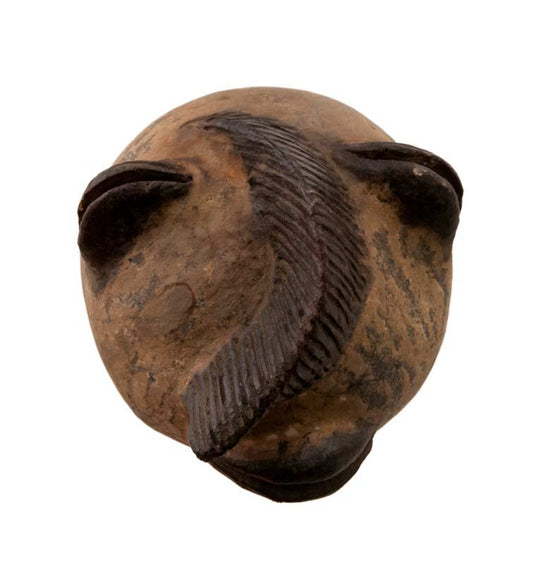 Masque passeport africain en terre cuite – Cameroun
