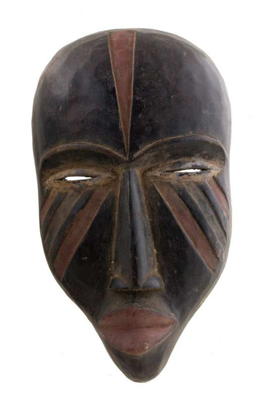 Masque africain Kuba Kabongo Inhuba de RDC – sculpture en bois