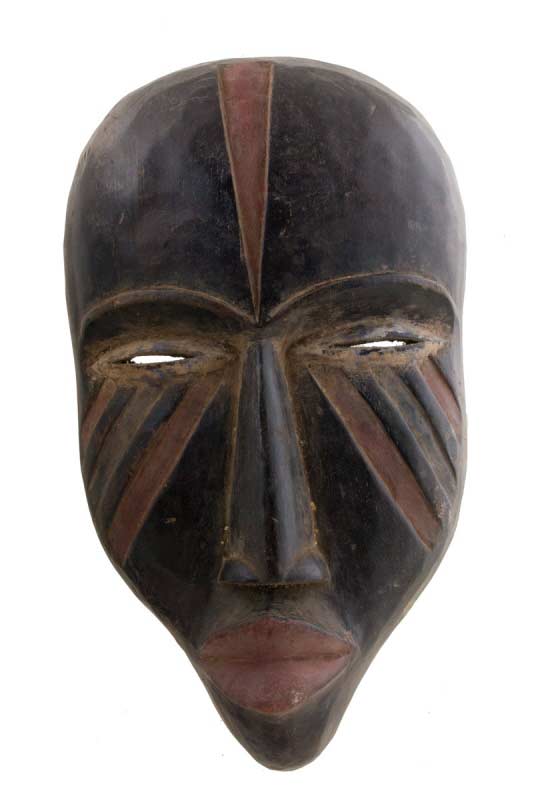 Masque africain Kuba Kabongo Inhuba de RDC – sculpture en bois