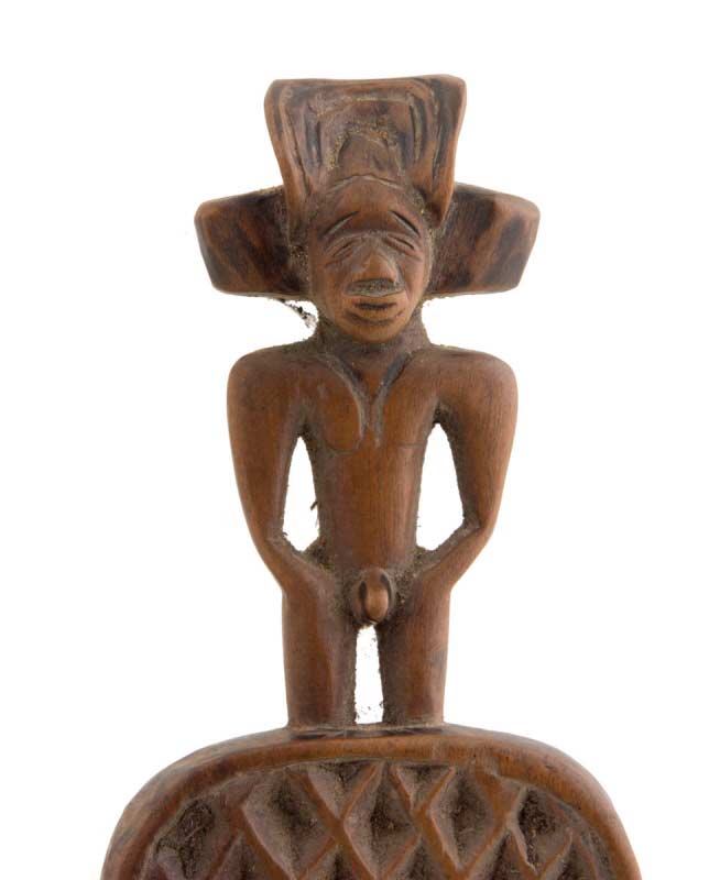 Peigne fétiche Tschokwe Cisakulo en bois – Art africain d'Angola