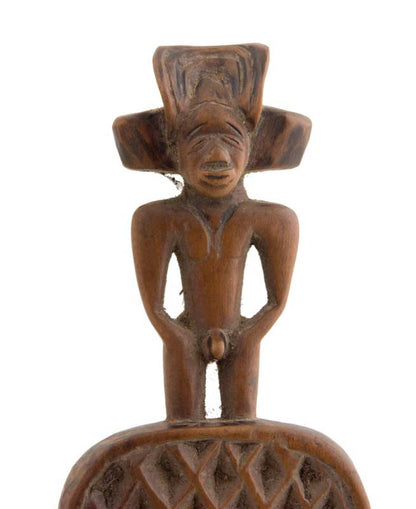 Peigne fétiche Tschokwe Cisakulo en bois – Art africain d'Angola