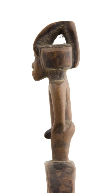 Peigne fétiche Tschokwe Cisakulo en bois – Art africain d'Angola
