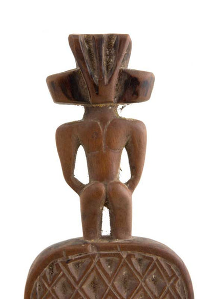 Peigne fétiche Tschokwe Cisakulo en bois – Art africain d'Angola