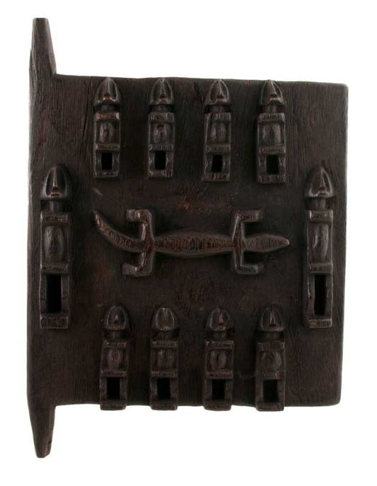 Porte Dogon de grenier à mil – Sculpture africaine