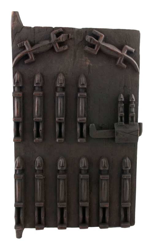Porte Dogon de grenier à mil – Sculpture africaine