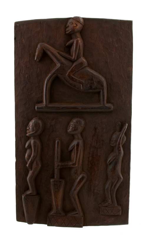 Porte de grenier Baoulé – Sculpture africaine